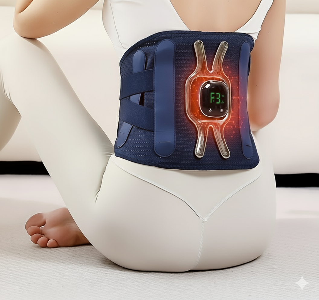 Lower back portable massager