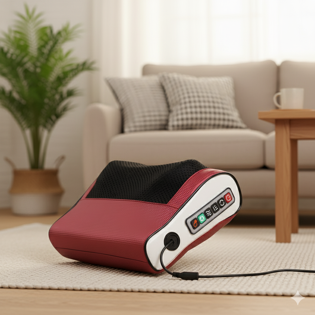 Electric Acupressure Neck Massager – Deep Kneading Shoulder & Back Relief