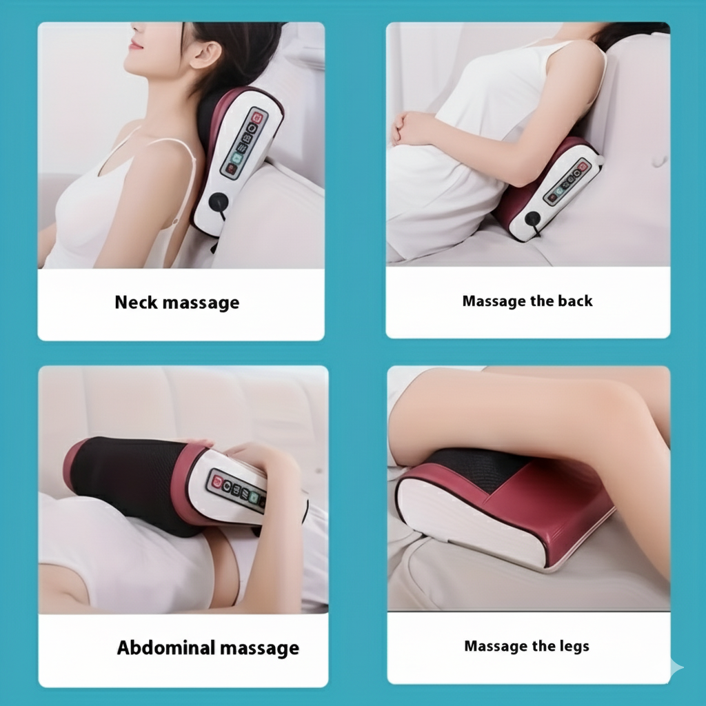 Electric Acupressure Neck Massager – Deep Kneading Shoulder & Back Relief