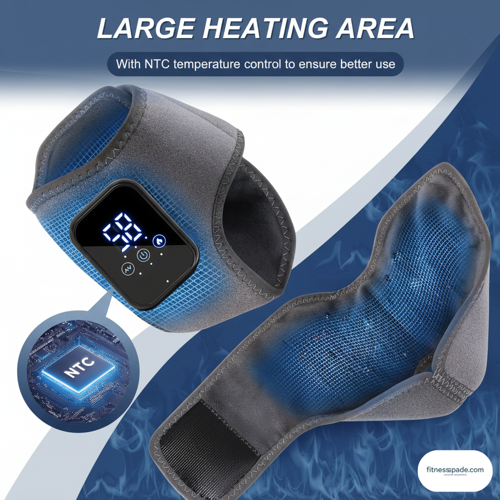 Ankle heat pad with controls