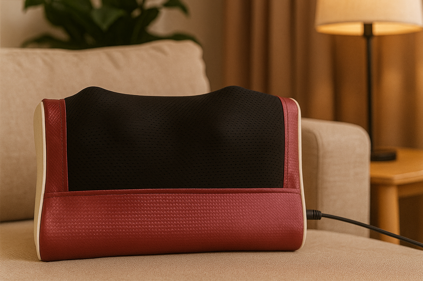 Electric Acupressure Neck Massager – Deep Kneading Shoulder & Back Relief