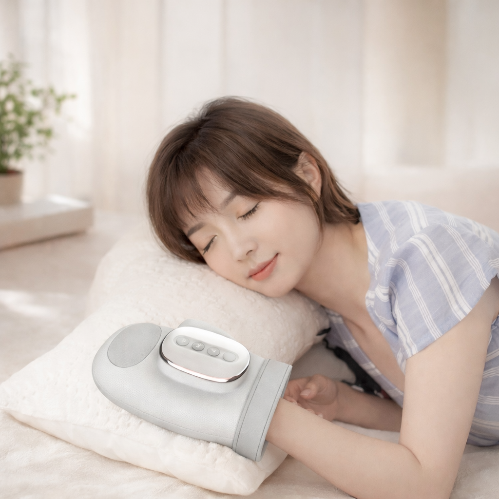 Wearable shoulder massager