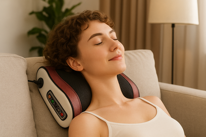Electric Acupressure Neck Massager – Deep Kneading Shoulder & Back Relief