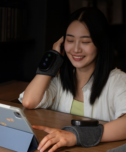 Wrist heater for pain relief and relaxation